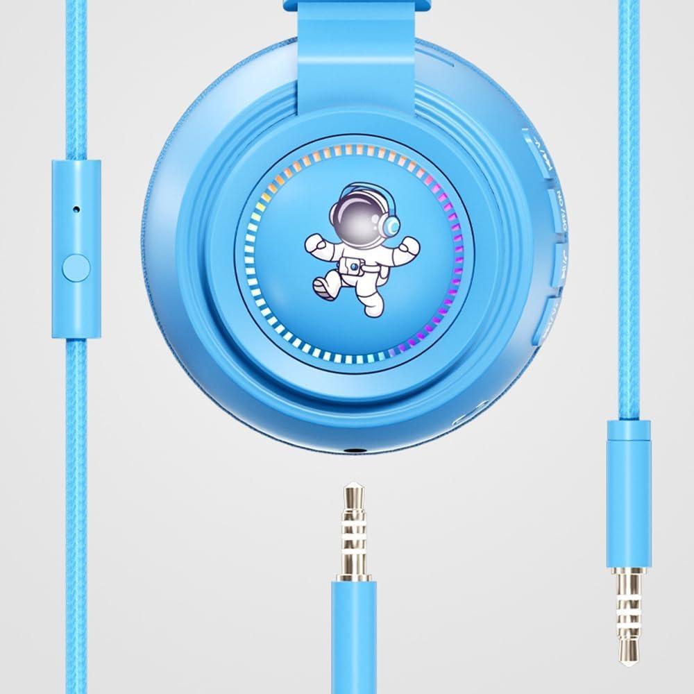 Беспроводные наушники, симпатичная гарнитура с кошачьими ушками и светодиодной подсветкой, шумоподавляющие игровые стереонаушники, модные Bluetooth (5.0) Ношение гарнитуры