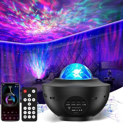 Новый светодиодный ночник-проектор Starry Galaxy, детский подарок, USB Bluetooth музыкальный плеер, ночник Star NightLight, цветной проектор, ночник