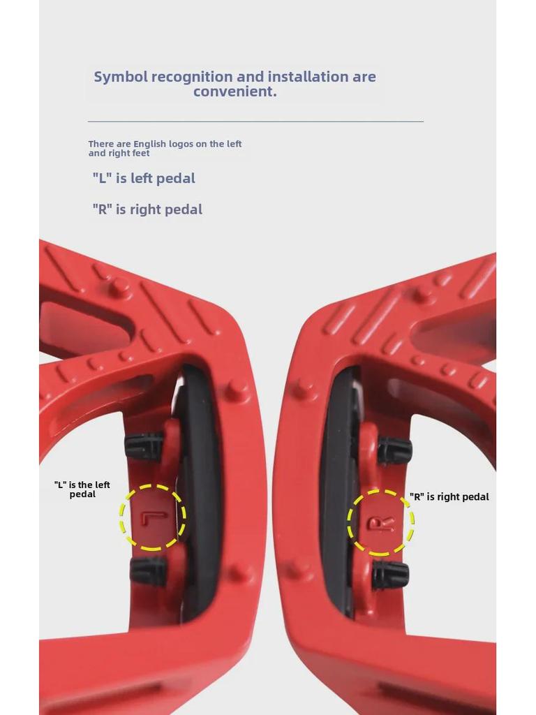 Aluminum Alloy Double DU Bearing Bicycle Pedals for Mountain and Road Bikes