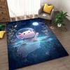 1PC Water creature wearing helmet Print Carpet Rug for Living Room Bedroom Sofa Doormat Home Decor Non-slip Floor Mat