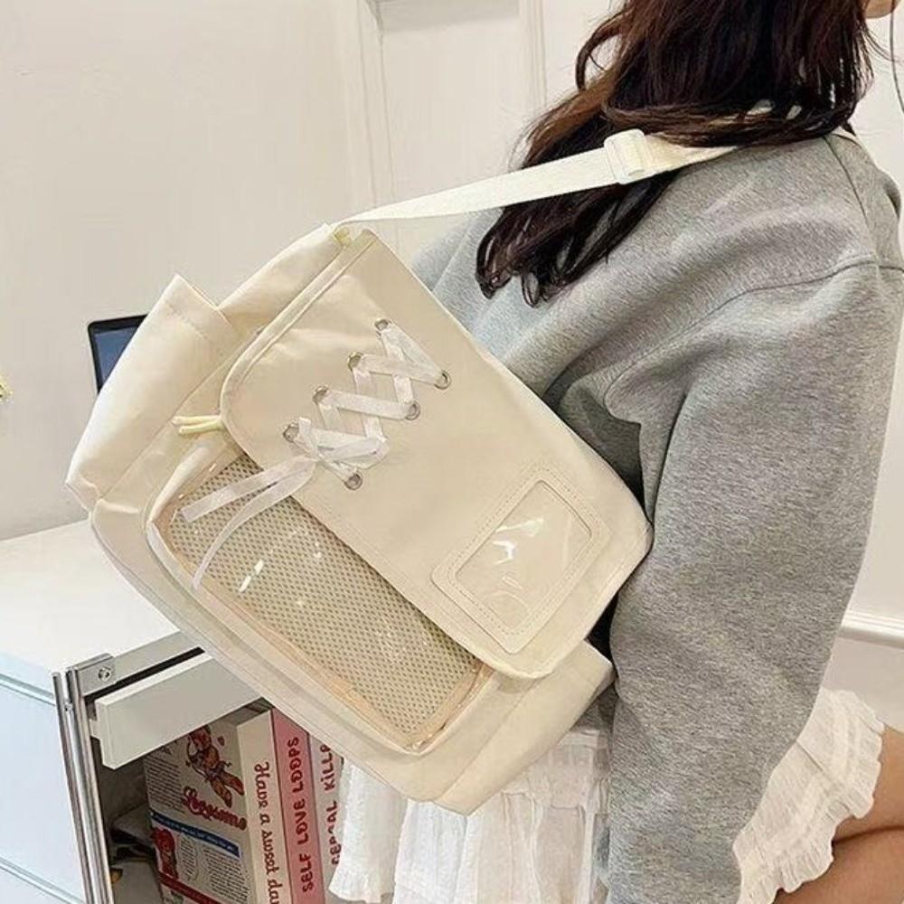 Lightweight Y2K Ulzzang Ita Bag Large Capacity Messenger Handbag  JK Uniform