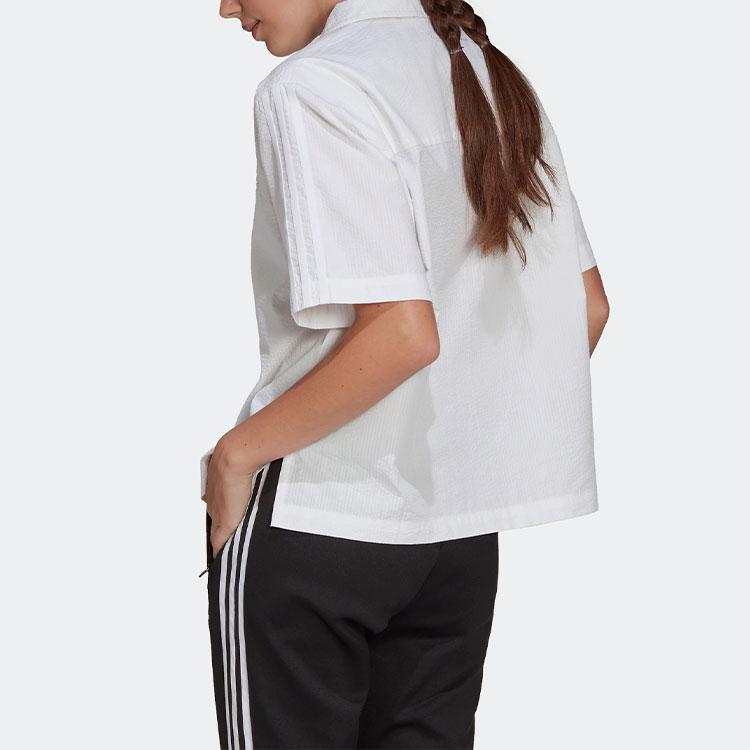 adidas Женская рубашка Originals с коротким рукавом Белая HC2053