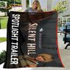 Мягкое плюшевое одеяло с фильмом ужасов Silent Hill, фланелевое одеяло для гостиной, спальни, кровати, дивана, чехол для пикника, детский чехол