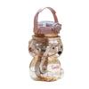 1000ml Large Capacity Cartoon Bear Plastic Sippy Cup Children's Portable Backpack Kettle Water Bottle Mug with Straw Girl's Cup