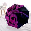 1pc Floral Pattern Automatic Open/close Umbrella, 8-Rib sturdy structure, Auto Folding/Opening, Portable Travel Umbrella for Women,261