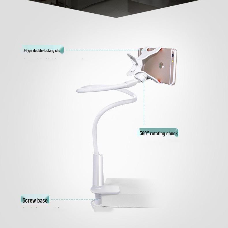 Регулируемый прикроватный держатель для мобильного телефона с многофункциональным вещательным зажимом