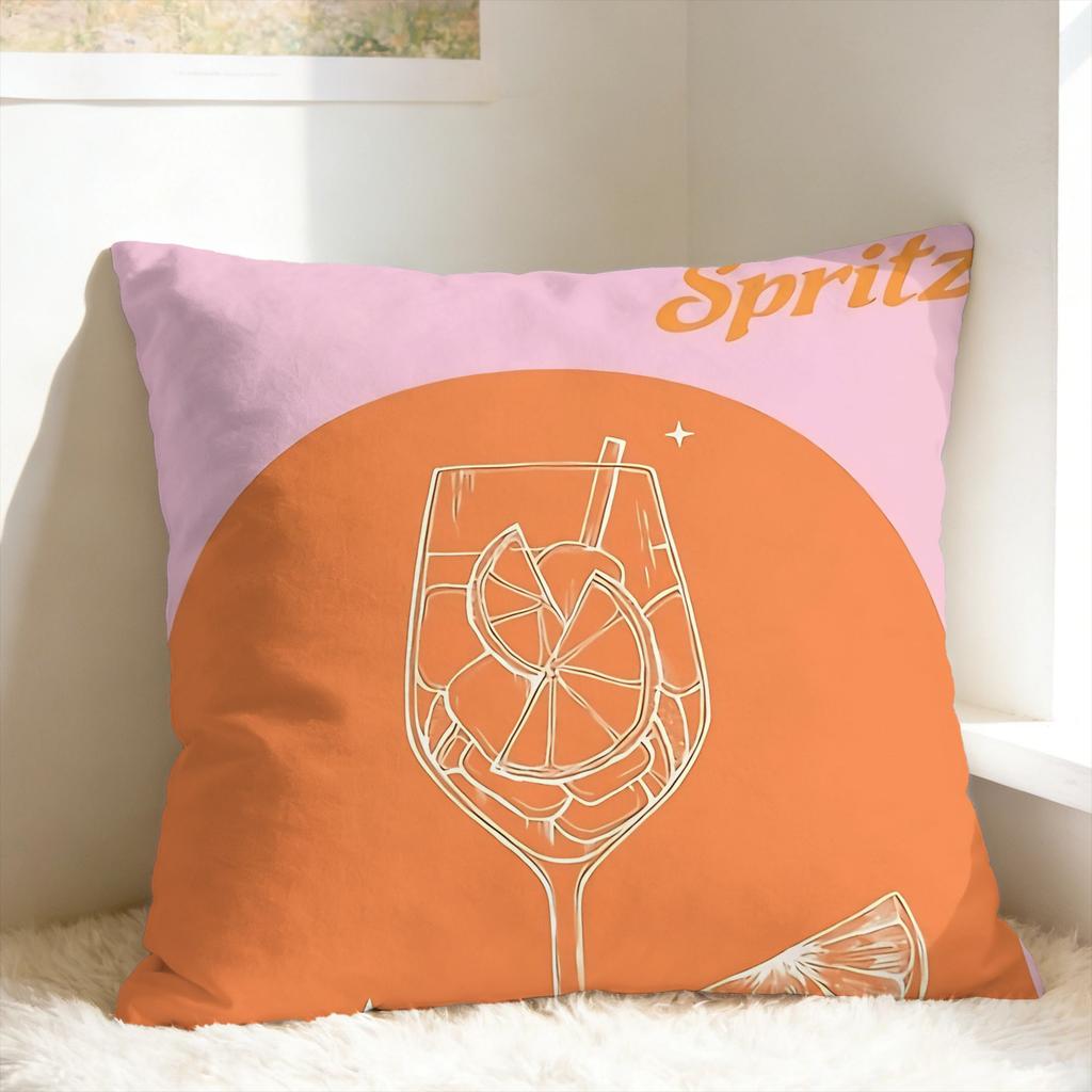 Aperols Spritz Pillow Cover Custom Cushion Cover Funny Pillow Case For Wedding Party Home Decor