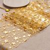 Gold Star Designs 5M Table Cover Polyester Fabric for Wedding Birthday Party and Holiday Table Setting Decoration