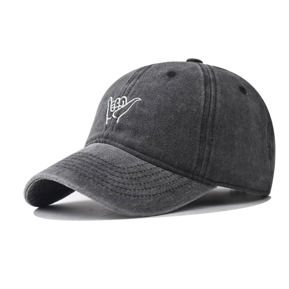 Washed Cotton Peaked Cap Hip Hop Streetwear Hats Casual Dad Hat For Man Women Unisex