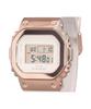Casio G-Shock Digital Кварцевые женские часы с безелем из розового золота с ионным покрытием и полимерным ремешком GM-S5600UPG-4 200M