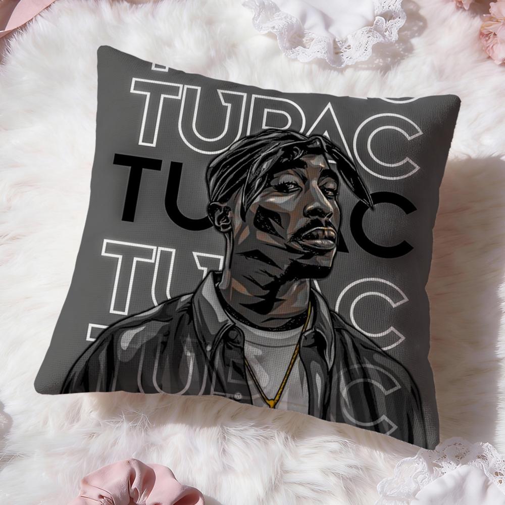 2P-PAC Tupac S-Shakur Наволочка-подушка Премиум Комфорт Двусторонняя Подушка - Дизайн "Два в одном" для Любой Комнаты и Салона Автомобиля