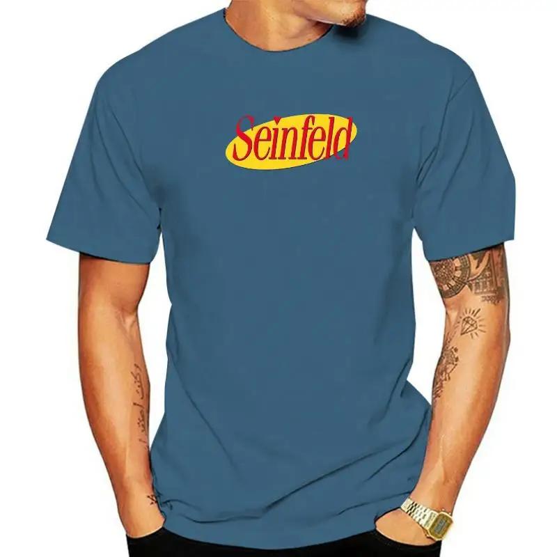 Seinfeld Logo T-Shirt Short Sleeves Funny t-shirts T Shirts Pure Cotton Tops for Tees Crewneck