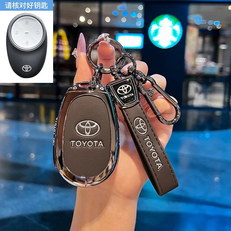 4 Buttons Car Key Case Cover Shell Fob for Toyota bZ3X Bózhì 3X Platinum 3X 2025 Air_Pro_max Car Interior Keychain Accessories