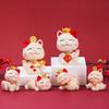 Украшение для рабочего стола Lucky Cat из смолы - милое мультяшное украшение для офиса