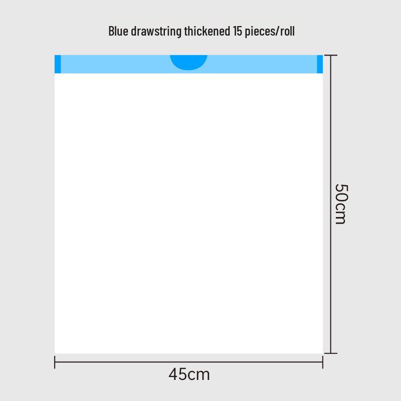 Утолщенные мусорные мешки с автоматической затяжкой для уборки дома