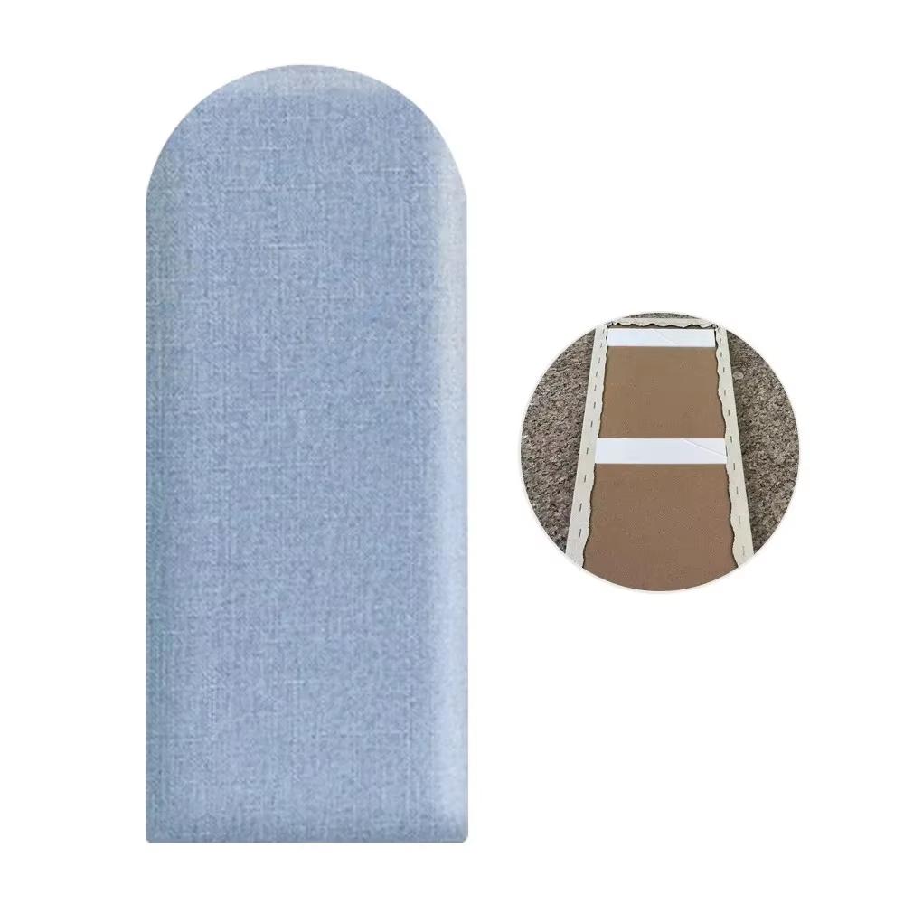 1PC 40cm/50cm Nordic Style Headboard Bedroom Head Board Stickers Room Anti-collision Wall Panels Home Decoration