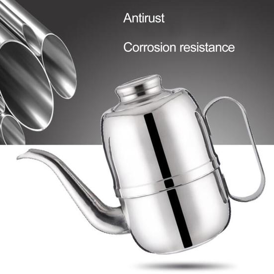 Бутылка-дозатор масла, легко моющиеся кухонные аксессуары, нержавеющий контейнер для соевого соуса, приправы, практичный герметичный контейнер