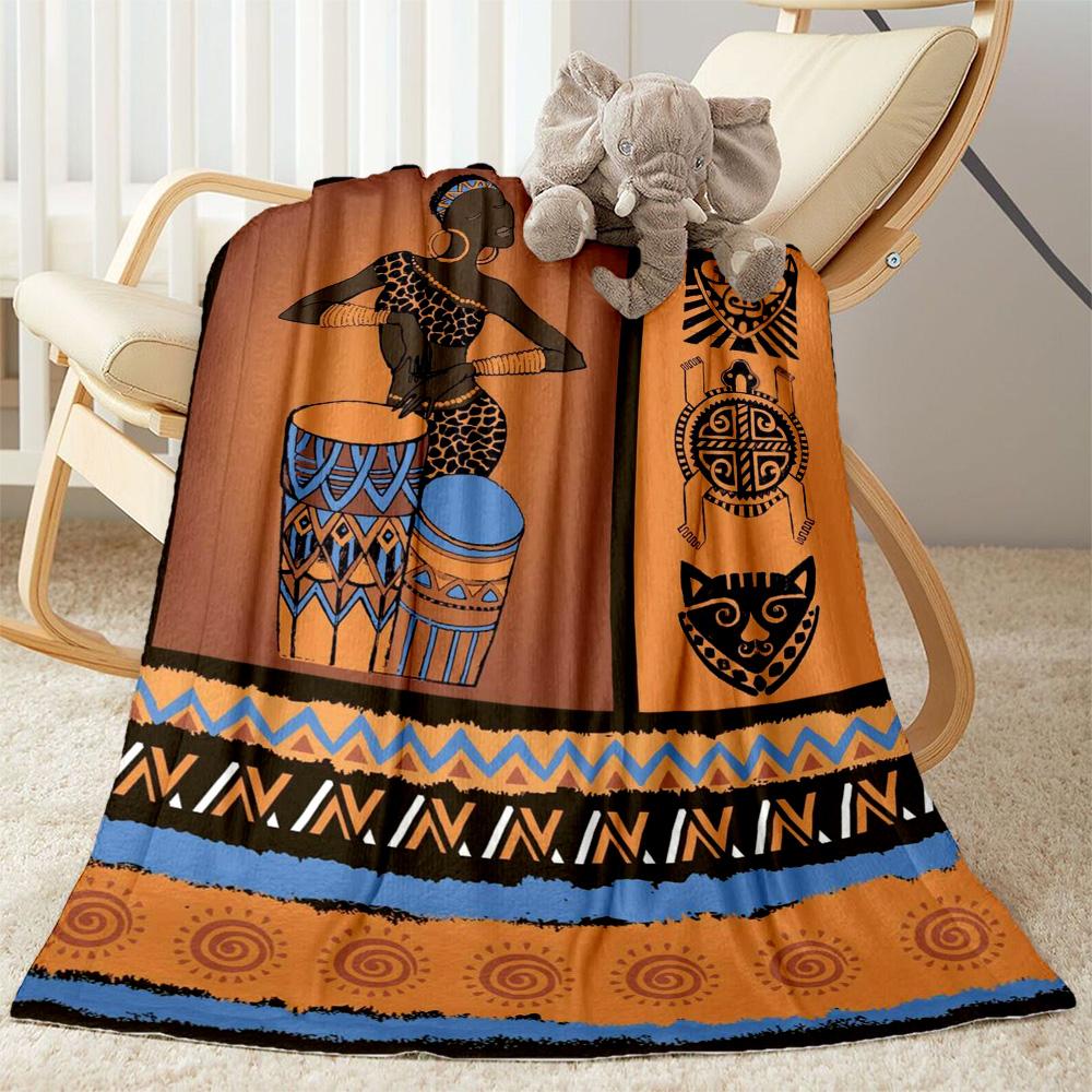 African Dance And Music Blankets are suitable for living rooms, bedrooms, camping, and other places, making them an ideal choice for gifts.