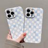 Чехол для телефона с сетчатым узором для iPhone 17 16e 16 15 14 13 12 11 Air Pro Max XS XR XSMax 6 7 8 Plus Глянцевая пленка Жесткая поликарбонатная крышка
