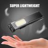 Multi-functional Flashlight with Back Clip USB Rechargeable IPX4 Waterproof Work Lamp Magnetic Portable Outdoor Camping