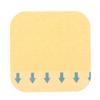 1Pcs Hydrocolloid Adhesive Dressing Wound Dressing Thin Healing Pad Patches