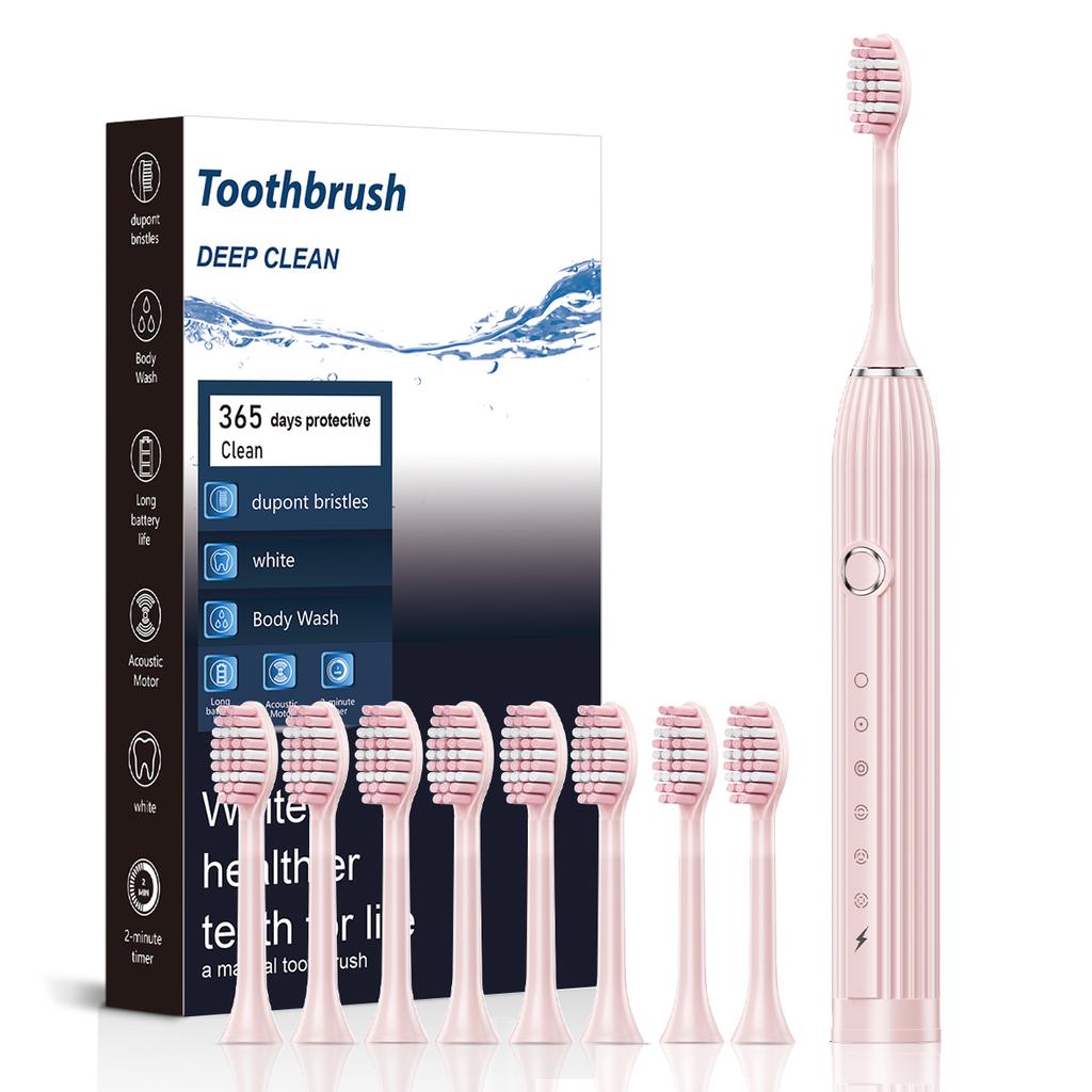Smart Electric Toothbrush Adult Rechargeable Fully Automatic Soft Brush Family Combination Double Set Cleaning Toothbrush