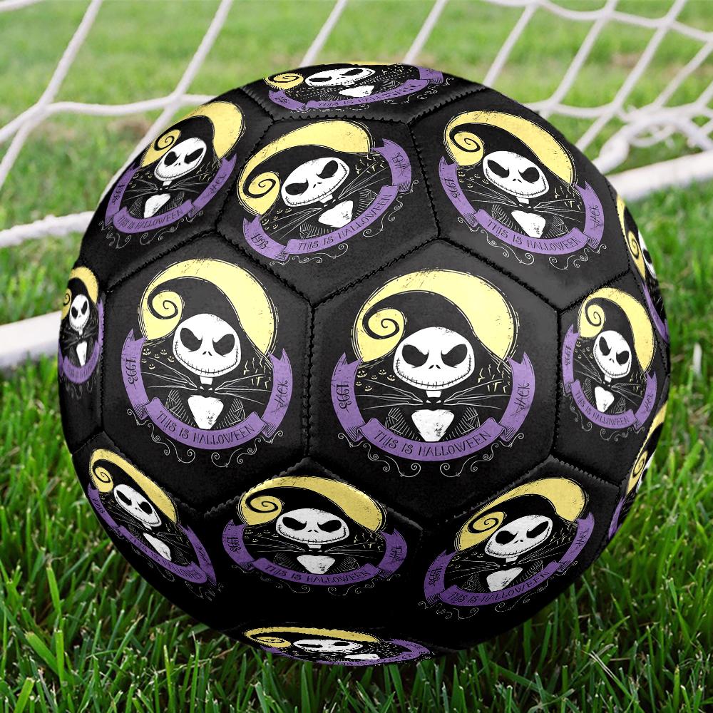 The Nightmare Before Christmas Theme Size 5 Soccer Ball, Suitable for Both Indoor and Outdoor Matches, a Gift Suitable for Everyone.