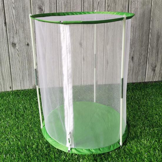 Мини-теплица для бабочек Yousheng Butterfly Habitat для внутреннего и наружного наблюдения, прочная многоразовая цилиндрическая клетка с видимой сеткой