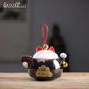 Lucky Cute Cat Caddy Керамическая герметичная банка в форме животного Дорожная портативная банка для специй Кухонный небольшой резервуар для хранения