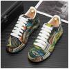 Роскошные мужские свадебные туфли в королевском стиле, осенние туфли с вышитым узором ручной работы, экзотические дизайнерские туфли, модные повседневные кроссовки