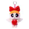 The Powerpuff Girls Blossom Raincoat Plush Toy Backpack Keychain Cartoon Pendant