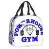 Powerhouse Gym Logo Портативные ланч-боксы для женщин Водонепроницаемый термохолодильник для бодибилдинга и фитнеса Еда Изолированная сумка для обеда