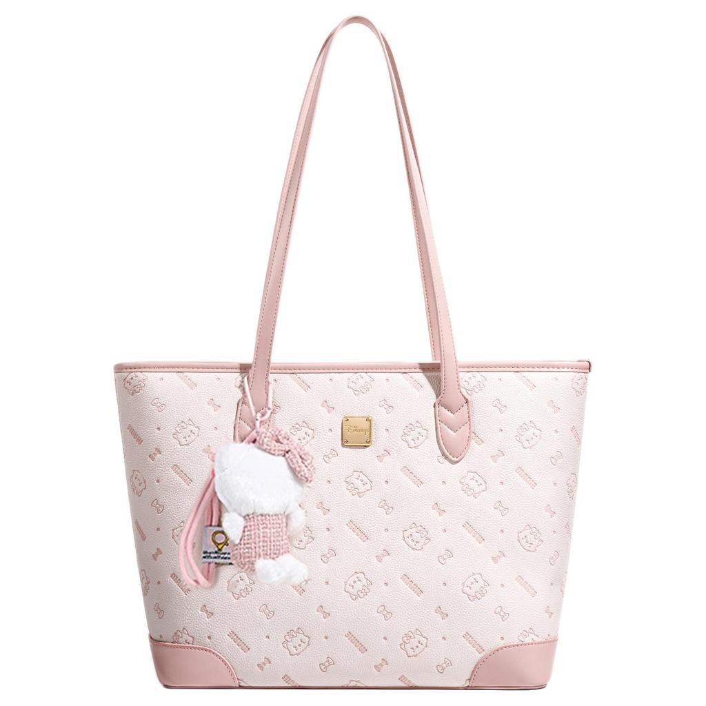 Disney Marie Cat Plush Tote Bag Large Capacity Water-Resistant Sweet Print Versatile High-End Commuter Shopping Bag Women tote bag BMK-73484