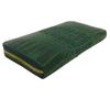 Santa Maria Genuine Leather Men's and Women's Long Wallet with Zipper, Green