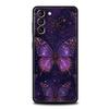 Арт Чехол-бабочка фиолетовый для Samsung Galaxy S26 S25 S24 S23 S22 S20 S21 FE Ultra S25 Edge Plus 5G Мягкий ТПУ Чехол Fundas