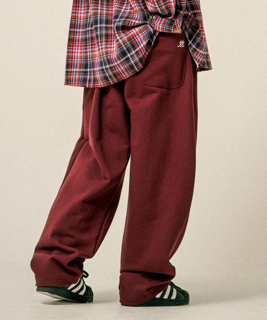 TWN Semi Balloon Sweatpants Burgundy Hslp3615