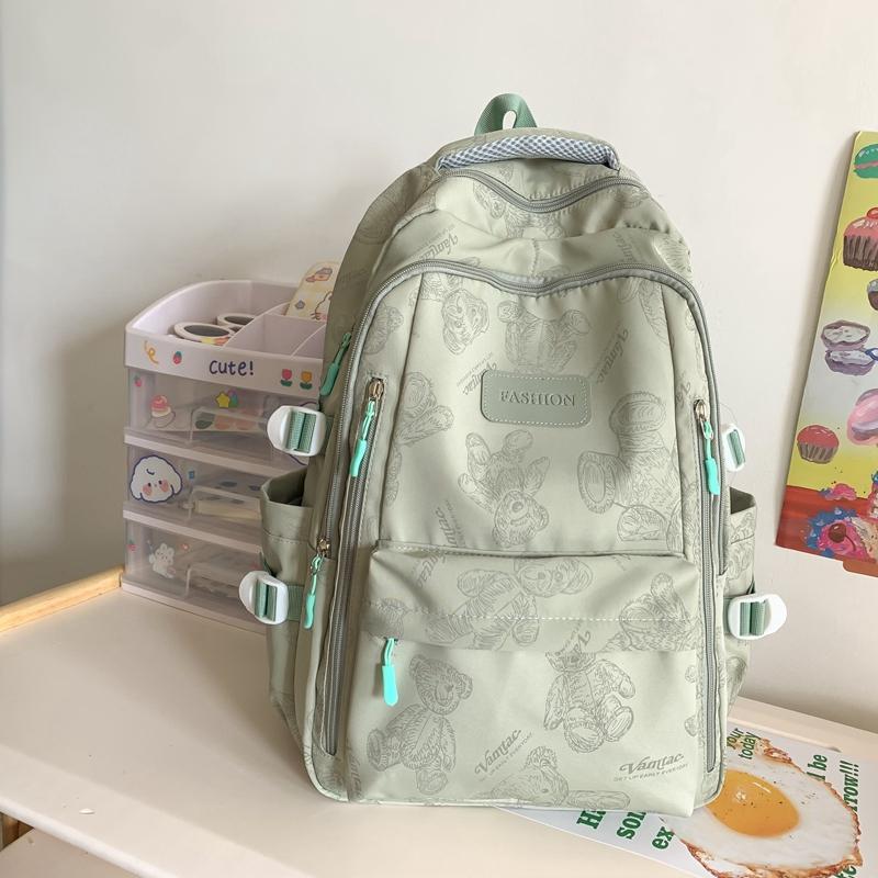 Школьная сумка для женщин и мужчин, студенческий рюкзак средней школы, рюкзак большой емкости