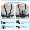 Outdoor Sports Action Camera Chest Strap Mount Phone Live Streaming Shooting Accessory First-Person View Cycling Gear 6