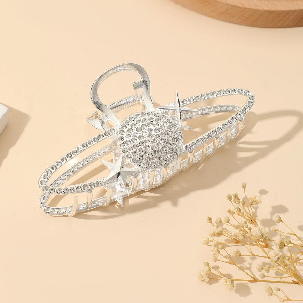 Korean Style Elegant Metal Hair Claw Clip for Women - Shark Claw Design