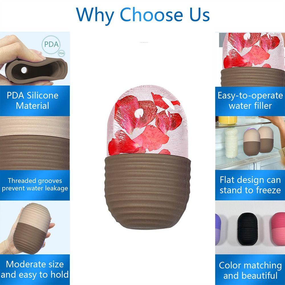 1pc Reusable Ice Face Roller Silicone Ice Facial Cube New Ice Roller Beauty