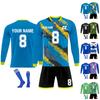 Personalised Shirts Kit Mens Girls With Name Number Custom Football Jerseys For Boys Training Suit