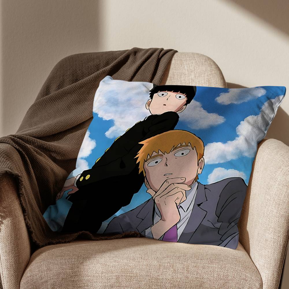 Взбодрись Чехол на подушку MMob Psycho 100 Диван Гостиная Спальня Изголовье Спинка Подушка Квадратная подушка Время для сна