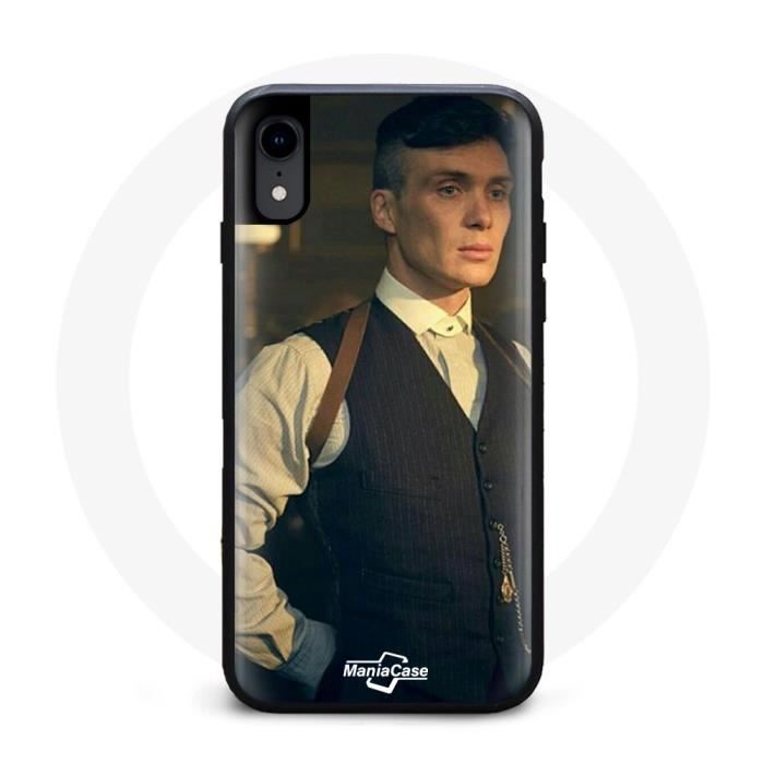 Coque - Colete - Iphone XS - Rigide - Noir - Peaky Blinders