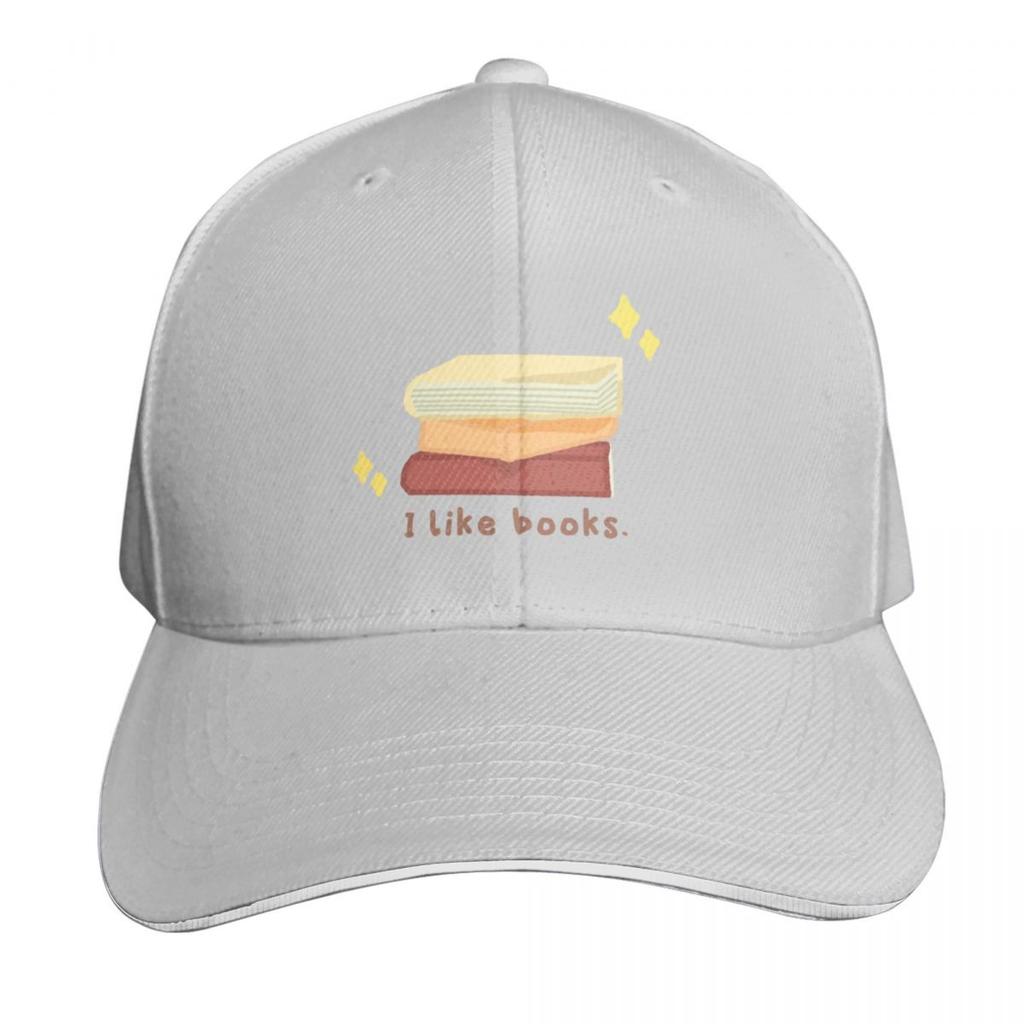 I Like Books Reading Librarian Library Baseball Cap Unisex for Unisex Women Outdoor Golf Running Hiking Summer Beach Travel