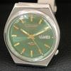 ОРИГИНАЛЬНЫЕ ВИНТАЖНЫЕ АВТОМАТИЧЕСКИЕ ЧАСЫ CITIZEN 8200 ЯПОНИЯ МУЖСКИЕ ЗЕЛЕНЫЙ ЦИФЕРБЛАТ a709334-1