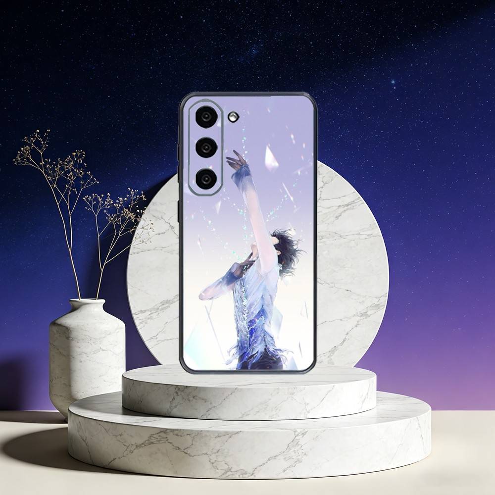 4A Jump L-Legend Hanyu Yuzuru Phone Case For Samsung Galaxy A73,A72,A71,A70,A53,A52,A51,Others Soft Black Cover