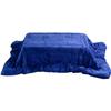 Плед для котацу Iris Plaza [Теплый объемный] 190 x 240 см Прямоугольный Хлопок Ручная стирка Скандинавский стиль Темно-синий