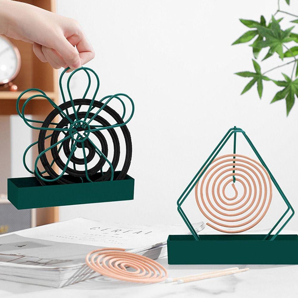 Железная репеллентная от комаров подставка для благовоний в форме цветка Домашний декор для помещений и спальни