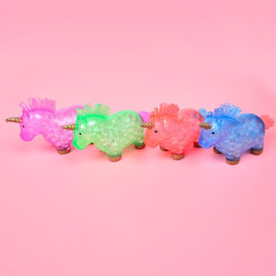 Unicorn Stress Ball Soft Squeeze Toy Sensory Water Beads Toy Stress