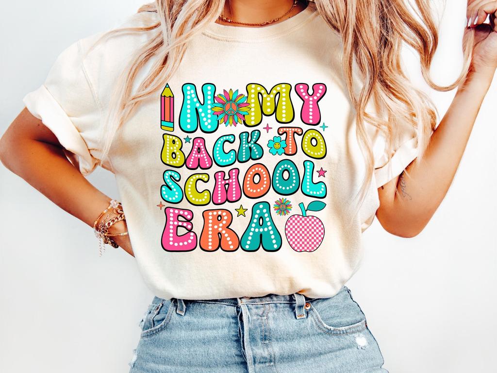 Teacher Comfort Colors Tee, Back to School Era, Elementary Teacher